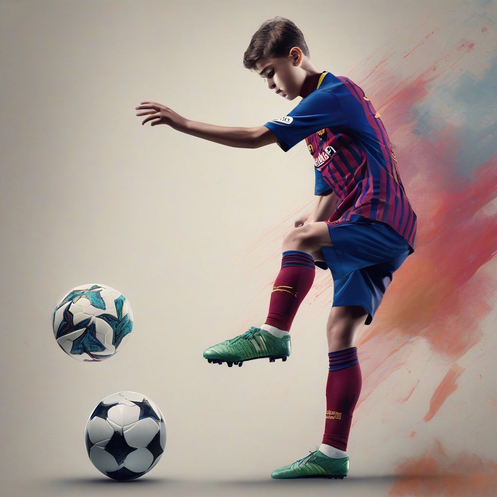 Gavi, a rising star midfielder for Barcelona