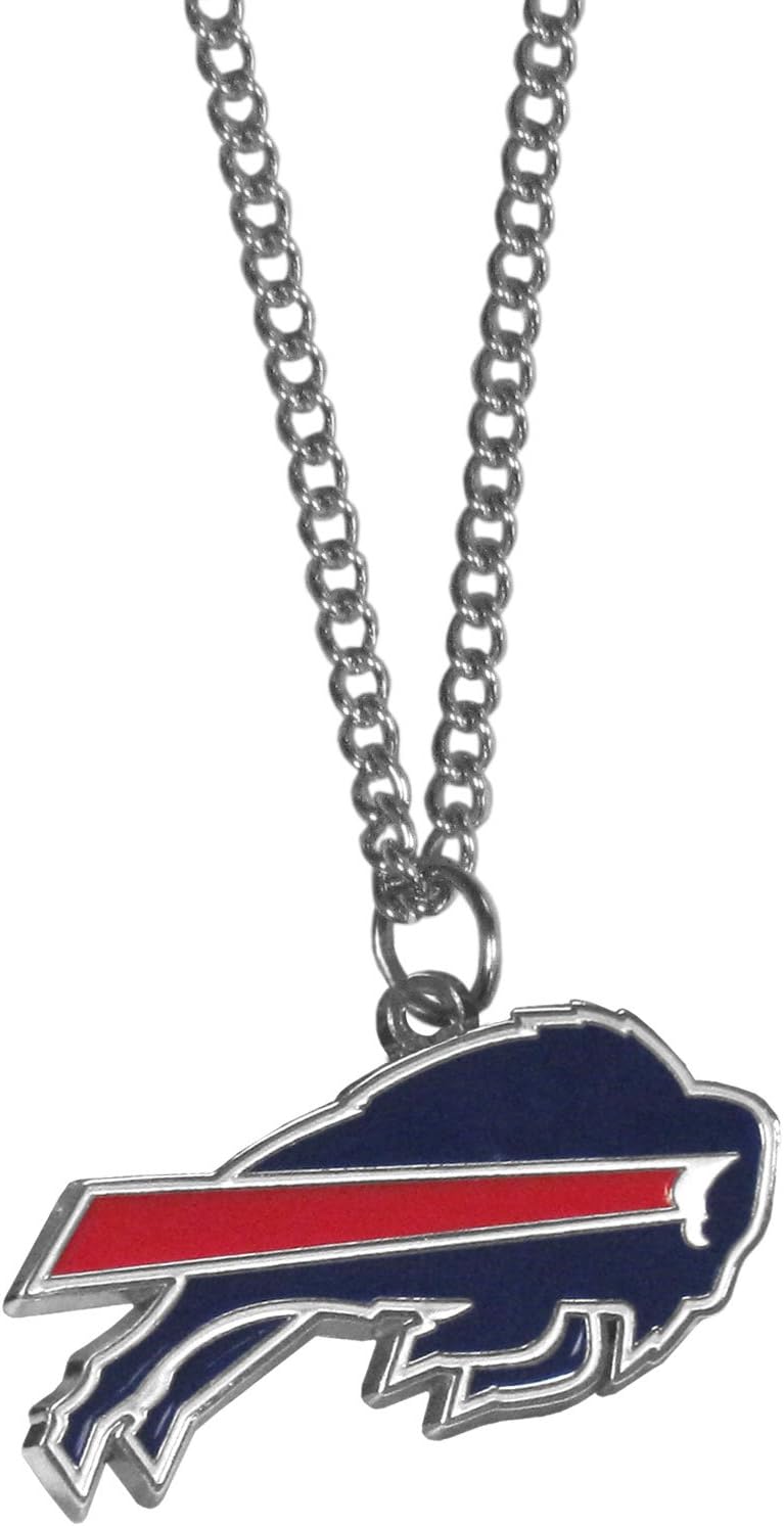 NFL Siskiyou Sports Fan Shop Buffalo Bills Chain Necklace with Small Charm 22 inch Team Color