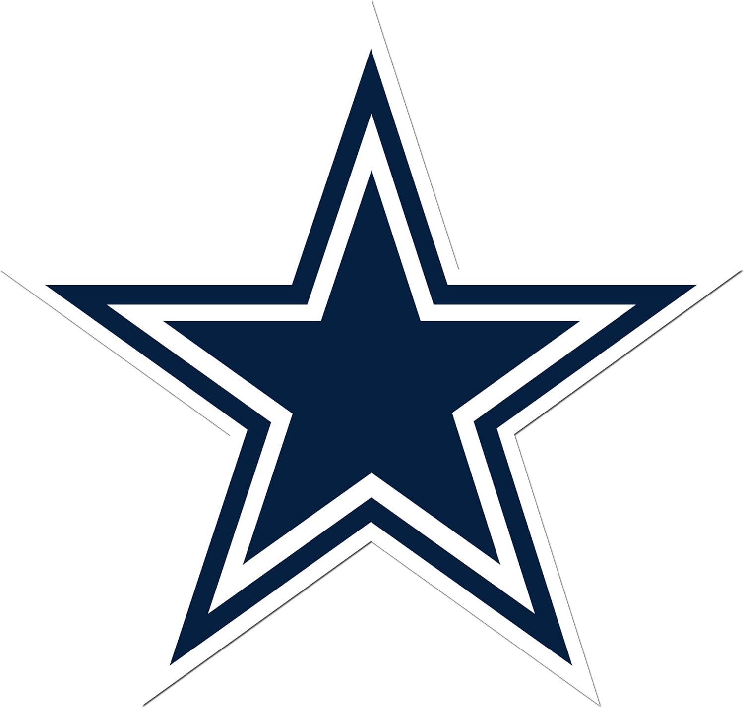 NFL Siskiyou Sports Fan Shop Dallas Cowboys Auto Decal 8 inch sheet Team Color