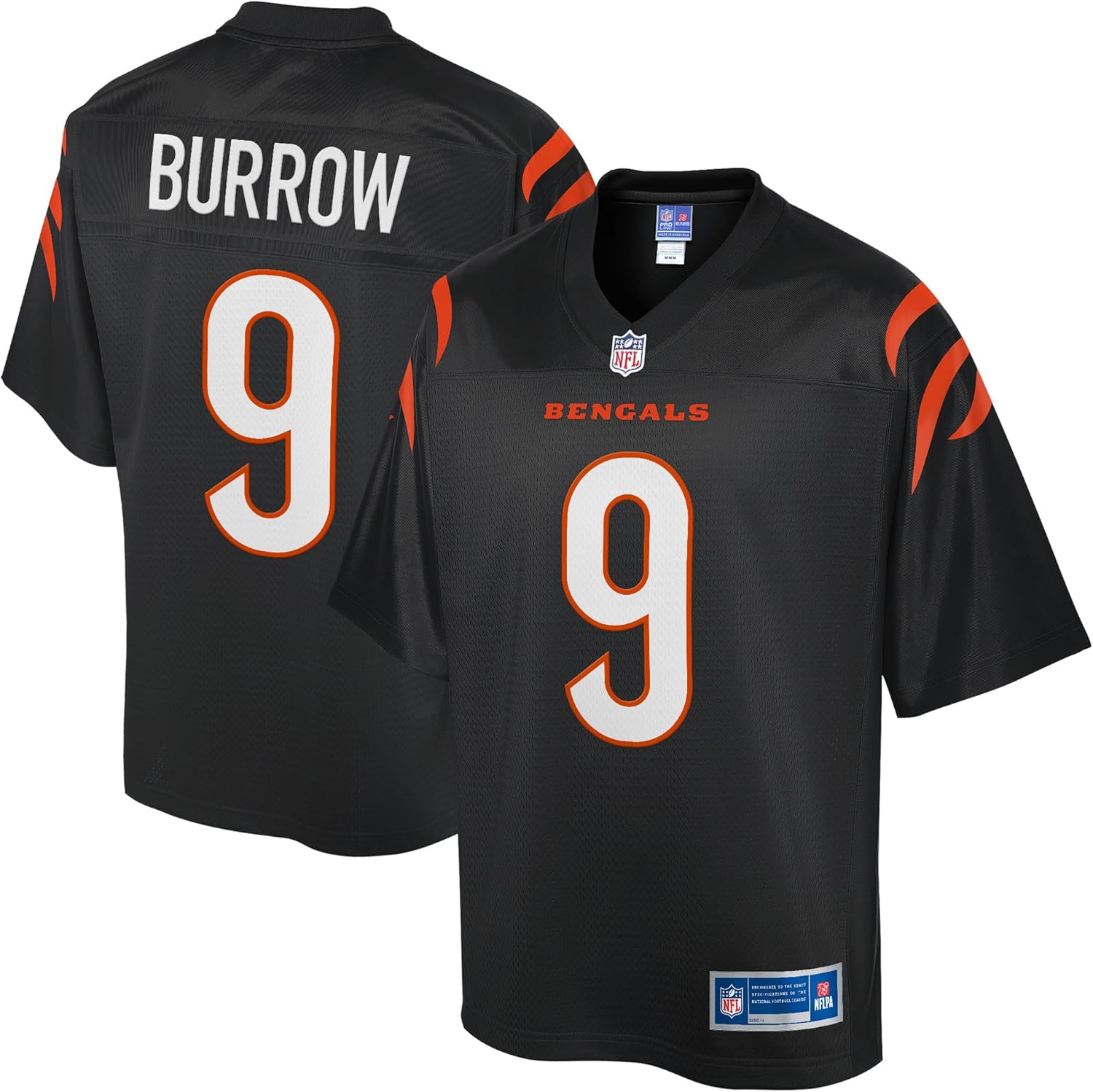 NFL PRO LINE Men\'s Joe Burrow Black Cincinnati Bengals Replica Jersey