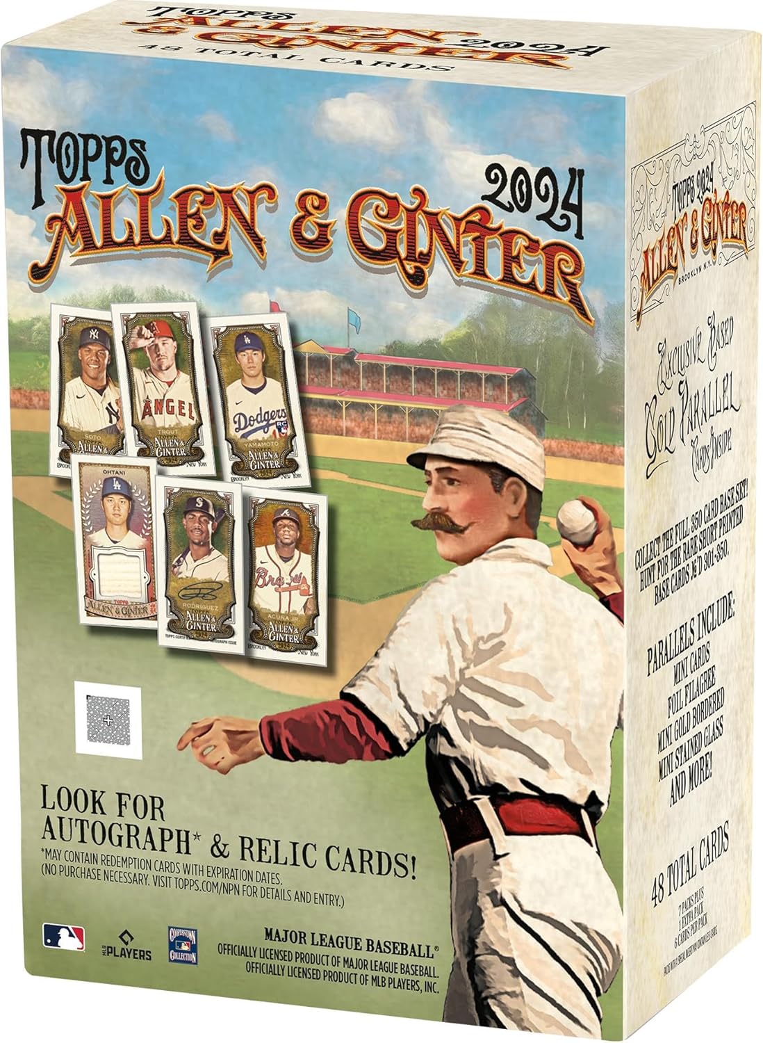 Topps 2024 Allen & Ginter Baseball Factory Sealed Value Box - Baseball Wax Packs